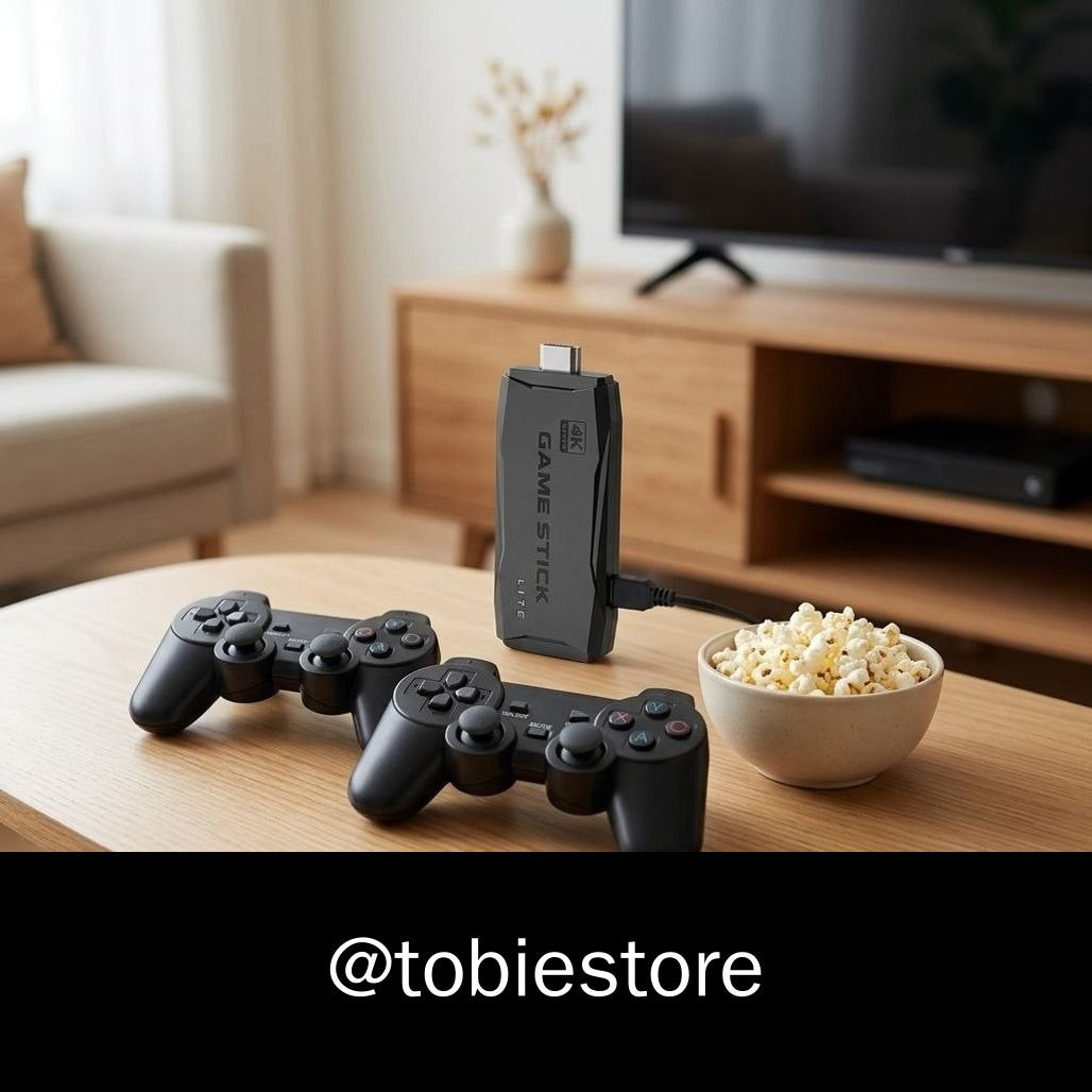 Game Stick Retrô com 2 Controles