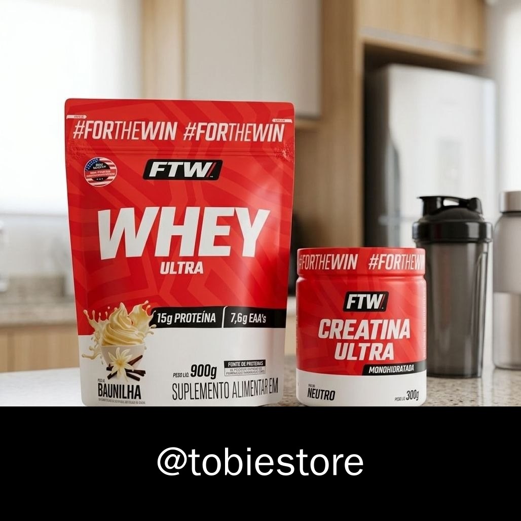 Kit Whey Protein + Creatina FTW