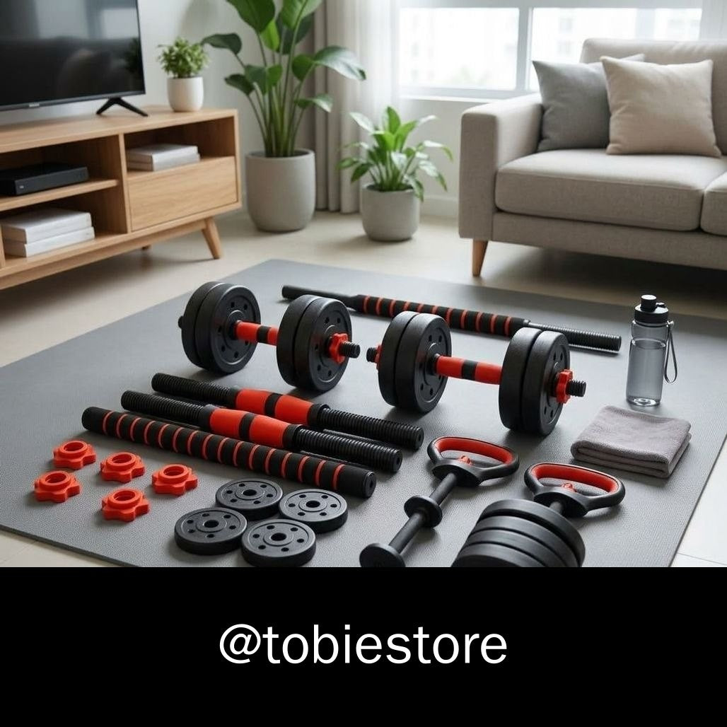 Kit Halteres e Kettlebell Ajustável