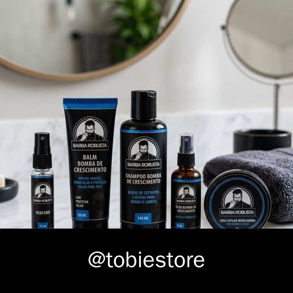 Kit Completo Cuidados Para Barba