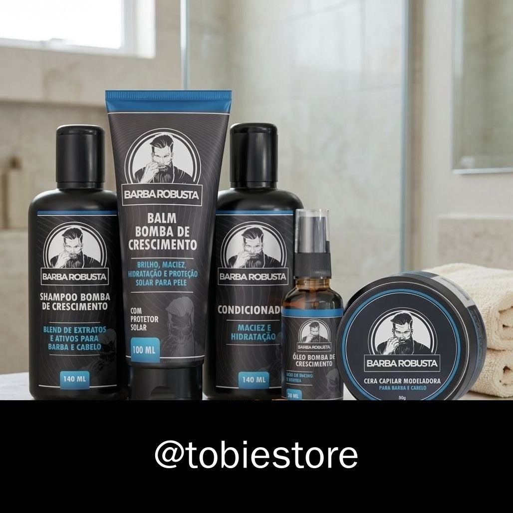 Kit Completo para Barba com Pente