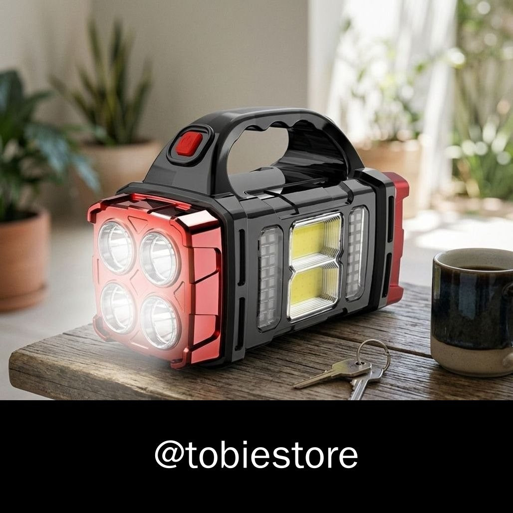 Lanterna Holofote Solar Pro Led