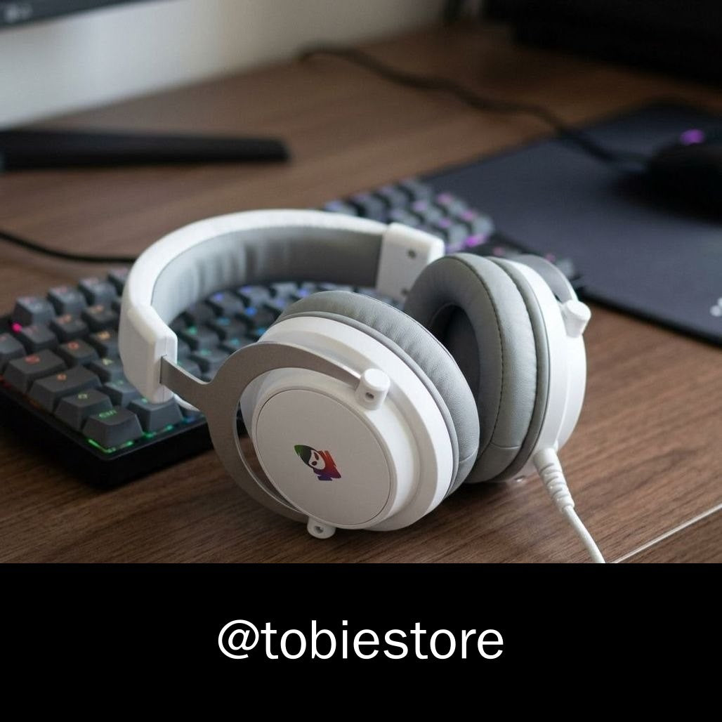 Headset Gamer Mancer Aura Branco