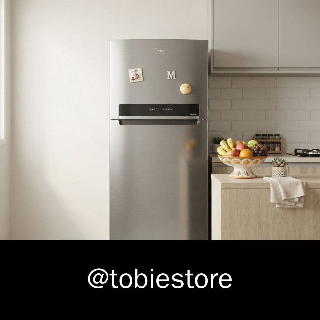 Geladeira Midea Frost Free Duplex Inox