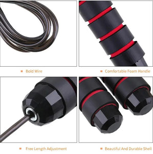 Adjustable Fitness Weighted Speed Jump Rope